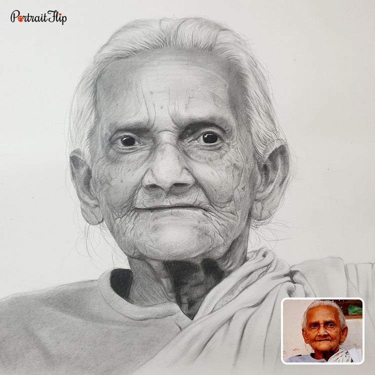 Buy Graphite Pencil Portrait Portrait Drawing Drawing Portrait Online in  India  Etsy