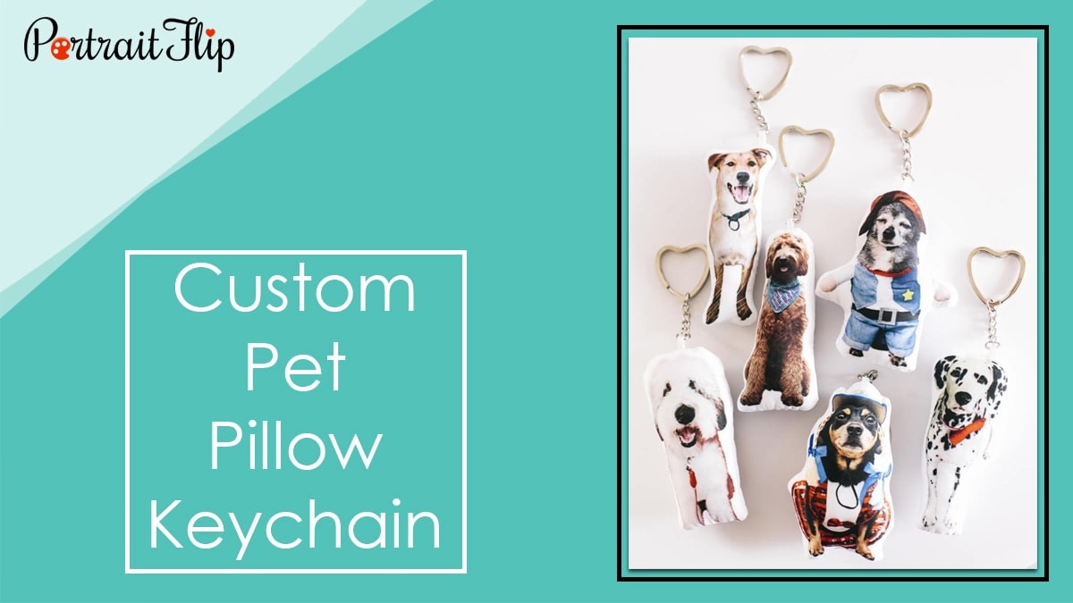 Custom Pet Pillow Keychain