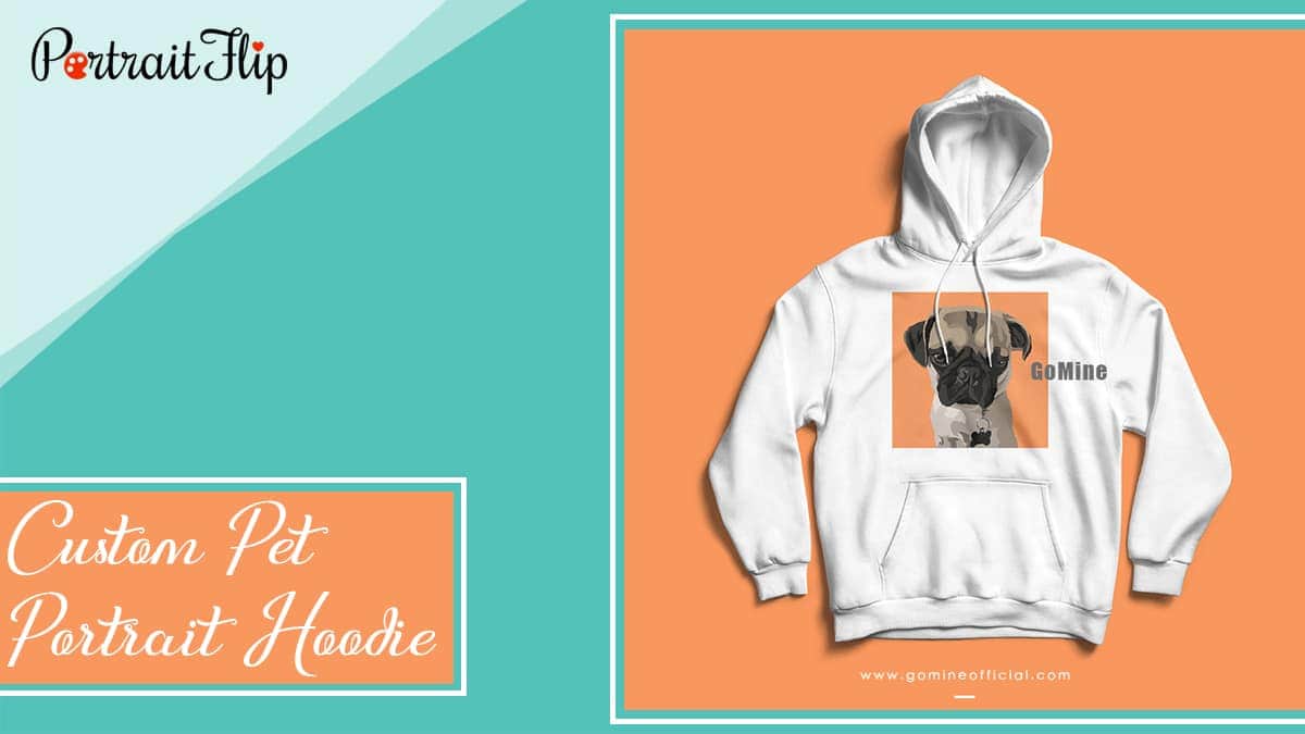 Custom Pet Portrait Hoodie