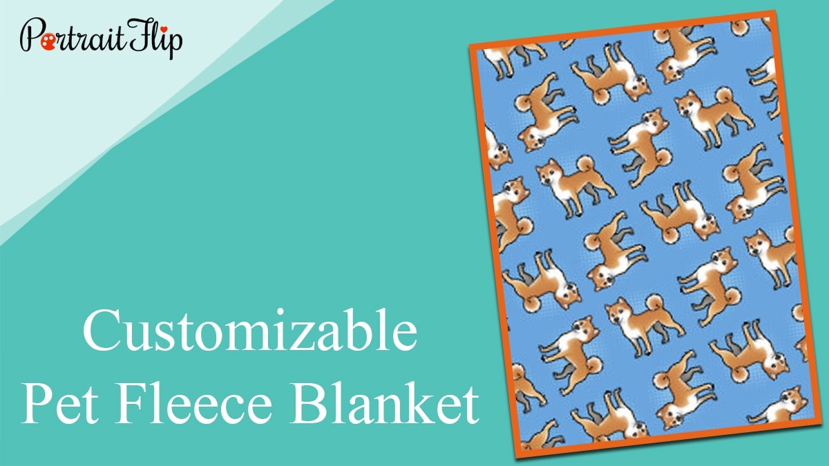 Customizable Pet Fleece Blanket