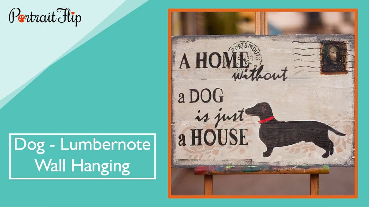 Dog - Lumbernote - Wall Hanging