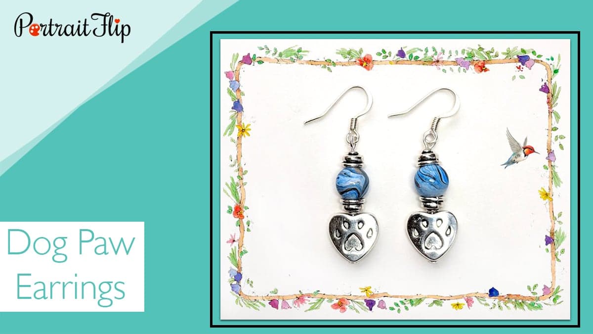Dog Paw Earrings