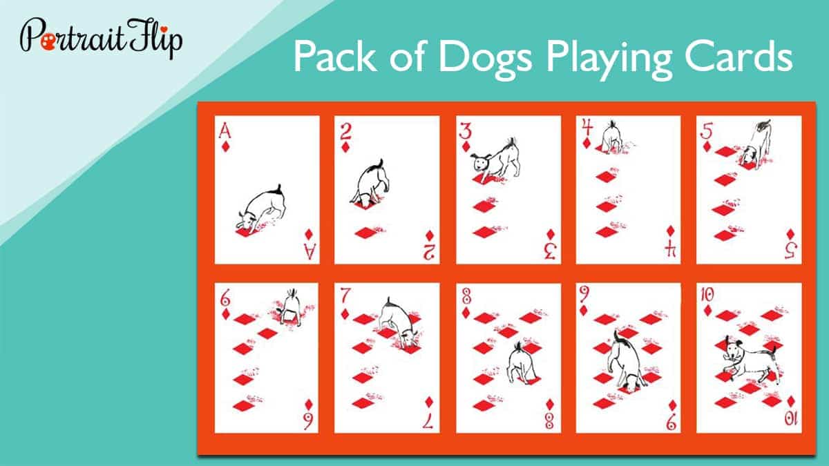 Pack of Dogs Playing Cards