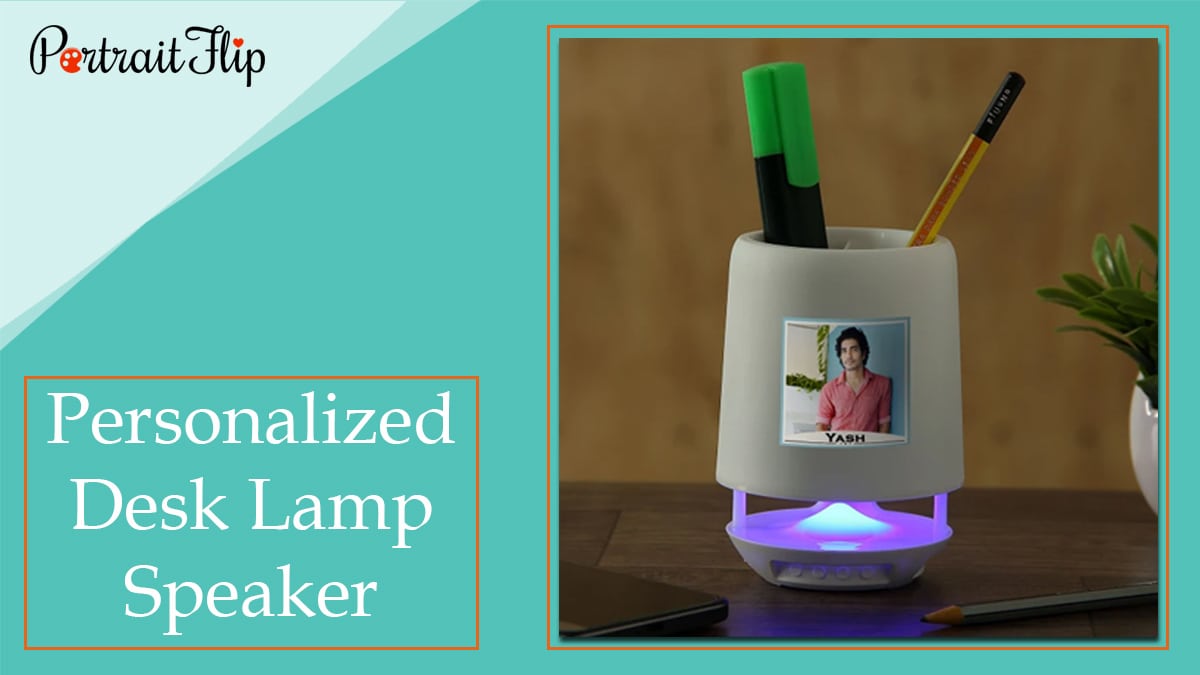 Personalized Desk Lamp Speaker
