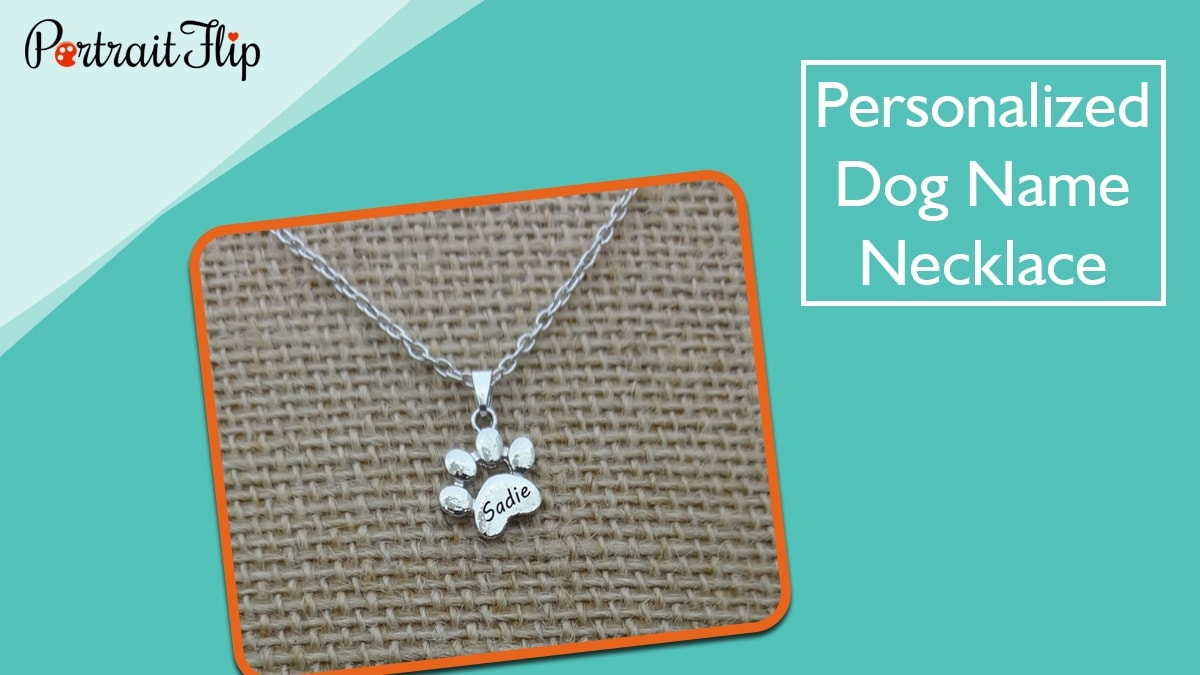 Personalized Dog Name Necklace